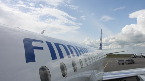 En total, las compañías del Acuerdo de Negocio Conjunto ofrecerán más de 200 vuelos diarios. En la foto, un avión de Finnair.