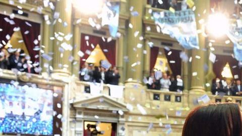 La presidenta de Argentina, Cristina Fernández de Kirchner, lamentó que no exista más negociación.