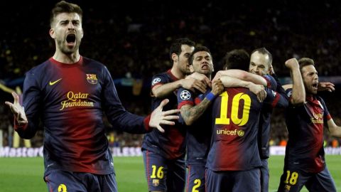 El Barsa impone condiciones en el Camp Nou y vence al Milan viniendo de atrás en el global.