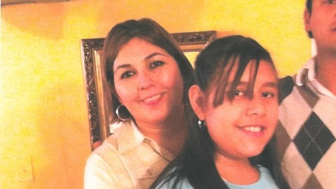 Werner Arreaga,  con su esposa y sus hija. Tras una infracción de tráfico fue remitido a un centro de detención de ICE.