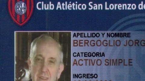El nuevo pontífice es socio activo del club argentino.