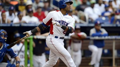 El dominicano Robinson Canó se ganó al público de Miami en el Clásico Mundial.