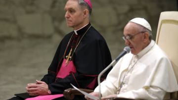 El Papa Francisco se reunió con los periodistas destacados en El Vaticano