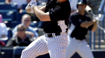 Brennan Boesch, quien firmó contrato por un año y $1.5 millones con los Yankees, no tuvo una buena tarde al enfrentar a los Phillies en Tampa.