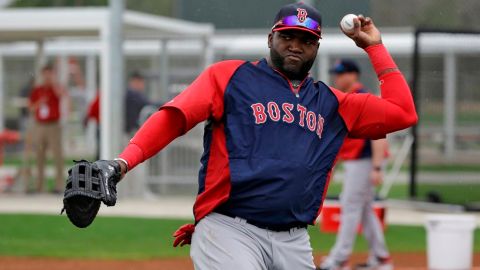 David Ortiz sufre de una inflamación en ambos talones.