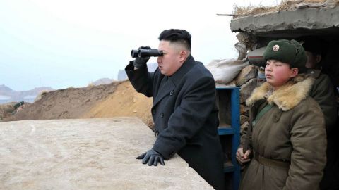 Kim Jong-un supervisó las pruebas nucleares.