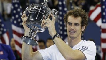 El US Open, uno de los Grand Slams del circuito tenístico mundial, entregará 50 millones de dólares en premios. En la foto, el campeón reinante, Andy Murray.