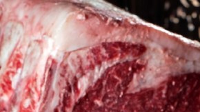 La grasa de la carne kobe se traduce en mayor suavidad.