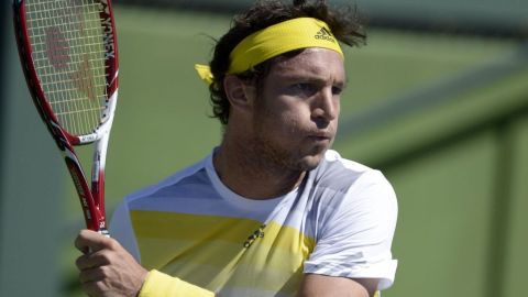 Tenistas latinoamericanos, contra la pobreza en América. En la foto, el tenista argentino Juan Mónaco.