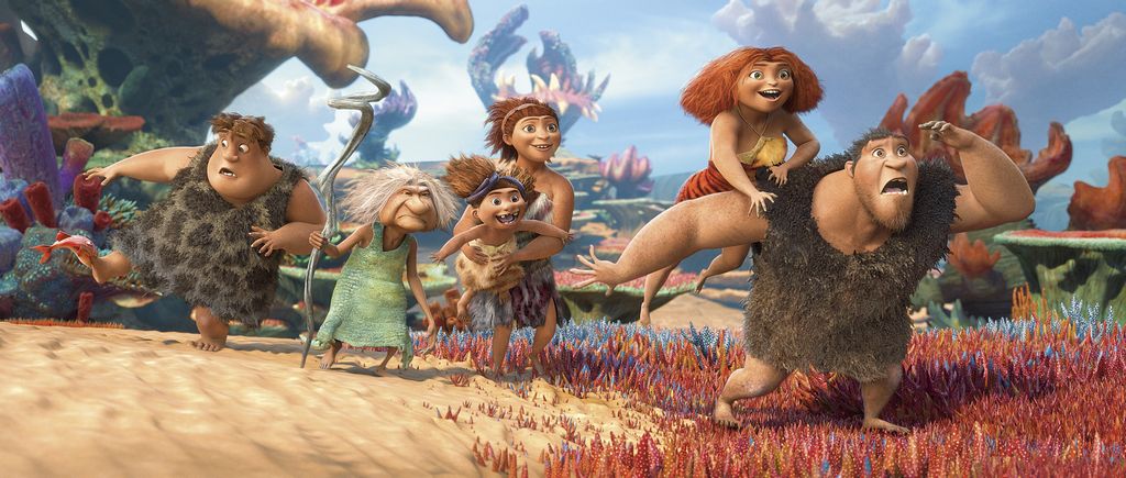 'The Croods' es la nueva película animada sobre una familia de cavernícolas.