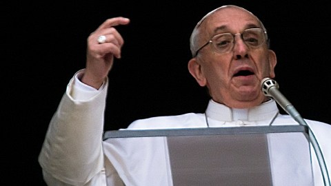 El Papa Francisco al inicio de su pontificado.