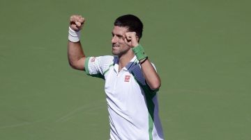 Con su triunfo ante Devvarman por 6-2 y 6-4, Djokovic logró la victoria.
