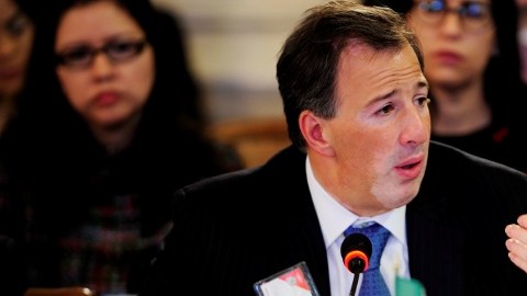 El secretario de Relaciones Exteriores, José Antonio Meade, reafirmó su compromiso con los derechos humanos en el hemisferio.