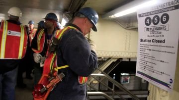 El cierre de las estaciones en la noche es parte del plan iniciado por la MTA el año pasado, para acelerar los trabajos de reparaciones.