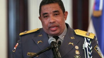 El jefe de la Policía Nacional, Mayor General José Armando Polanco Gómez.