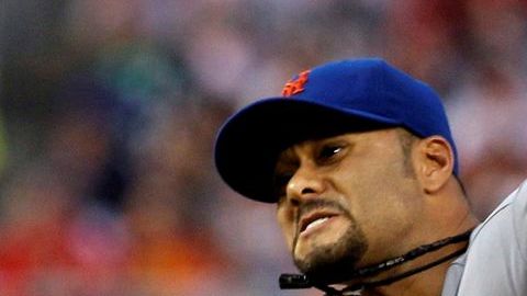 Johan Santana, un venezolano que llegó a Nueva York como la esperanza para unos devaluados Mets.