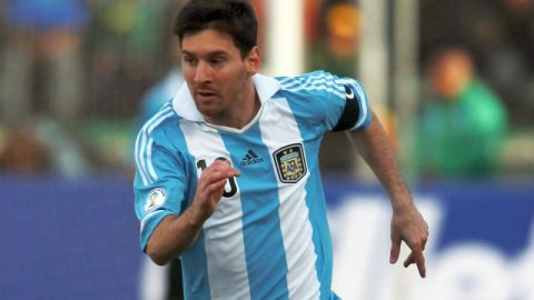 Lionel Messi se vio afectado por la altura de la capítal de Bolivia