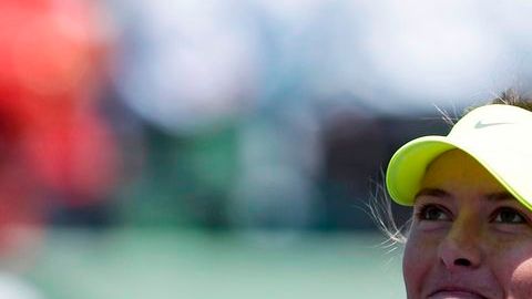 La tenista rusa Maria Sharapova jurá la final del Abierto de Miami.