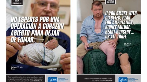 Los avisos presentan historias tristes de la vida real.