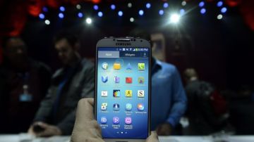El nuevo teléfono inteligente de la compañía Samsung, el Galaxy S4.