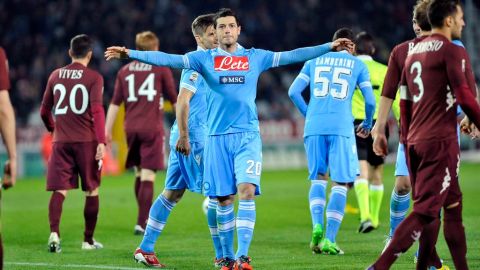 Blerim Dzemaili y su 'hat trick' ante el Torino.