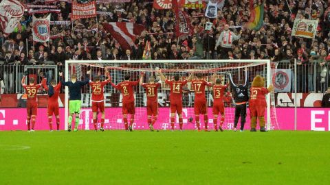 Impresionante funcionamiento del Bayern Munich frente al Hamburgo.