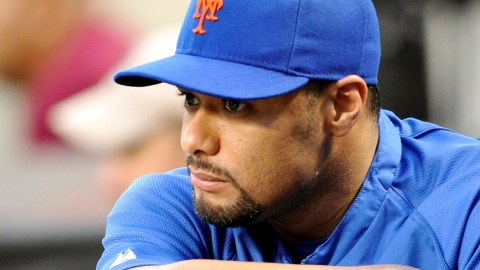 El venezolano  Johan Santana está en el último año de su contrato con los Mets.