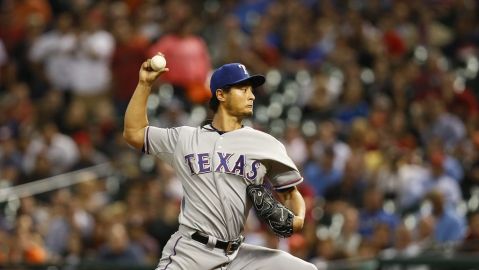 Darvish dominó a 26 bateadores consecutivos.