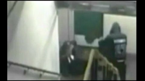 Imagen tomada de la grabación del ataque suministrada por el NYPD.