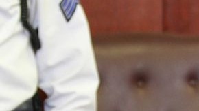 Yoselyn Ortega durante su comparecencia de hoy en el tribunal.