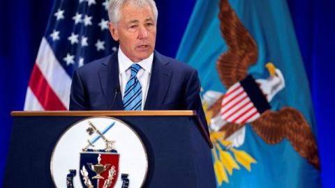 El secretario de Defensa, Chuck Hagel.