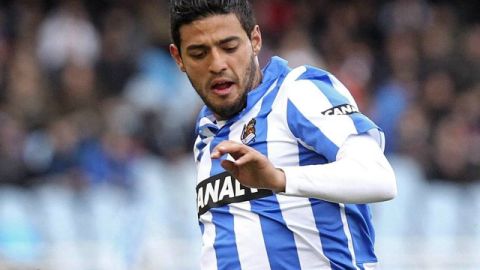 Carlos Vela realizó por separado trabajo de gimnasio y cancha