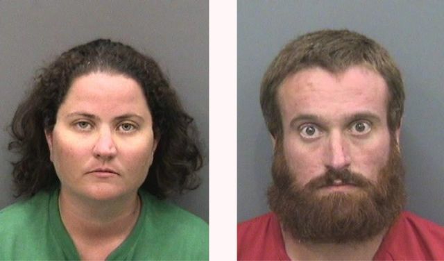 Sharyn Patricia (izquierda) y, su esposo, Joshua Michael Hakken,el matrimonio estadounidense acusado de secuestrar la semana pasada a sus dos hijos en Tampa y huir a Cuba en una embarcación.