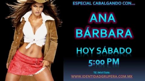 Ana Bárbara reveló que ni lo conoce.