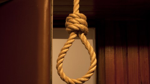 El joven se suicidó ahorcándose.