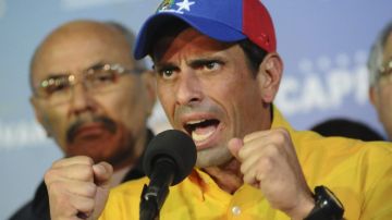 Henrique Capriles no concederá la victoria a Nicolás Maduro hasta que se revisen todas las actas.