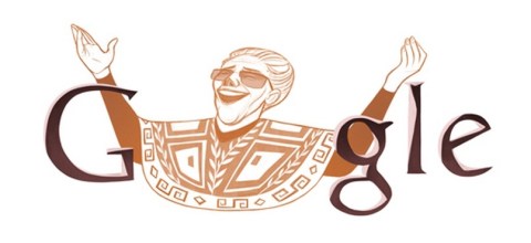 El doodle muestra la imagen de la cantante.