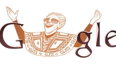 El doodle muestra la imagen de la cantante.