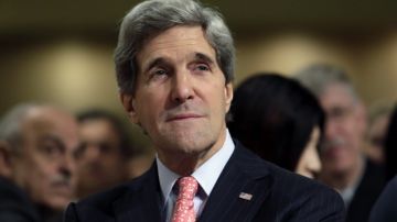 El secretario de Estado estadounidense, John Kerry, durante el Desayuno Nacional de la Oración en Washington.