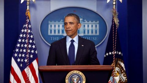 Obama habla sobre la captura del sospechoso del atentado con explosivos ocurrido durante el Maratón de Boston.