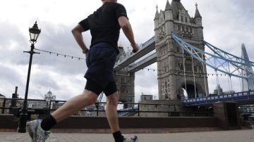 Los corredores ya preparan la ruta para el maratón de Londres.
