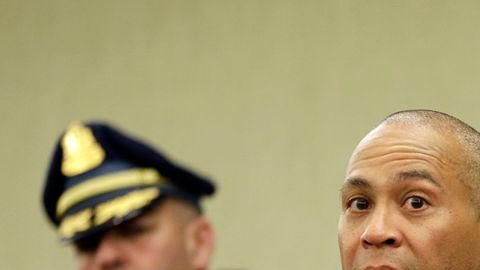 El gobernador de Massachusetts Deval Patrick.
