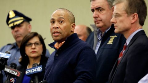 El gobernador de Massachusetts Deval Patrick.