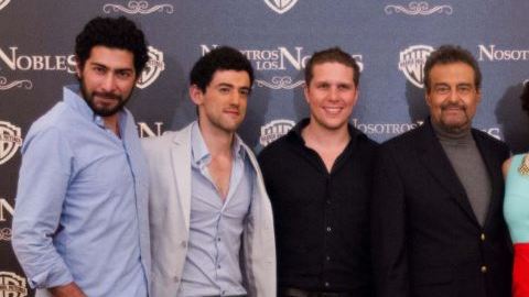 El elenco de la película "Nosotros los Nobles" que ha hecho historia en la taquilla.