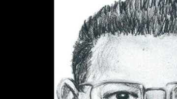 Boceto del sospechoso de tocar de forma impropia a una menor.