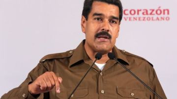 El presidente de Venezuela, Nicolás Maduro, ofreciendo declaraciones sobre cambios en su gabinete ministerial.