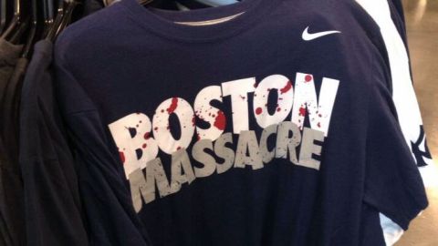 Nike retira del mercado estas camisas con un mensaje utilizado desde el 1978, pero que ha cobrado otro matiz a raíz de los bombazos en el maratón de Boston.
