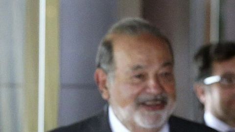 Bill Gates (derecha) y el mexicano Carlos Slim Helú.