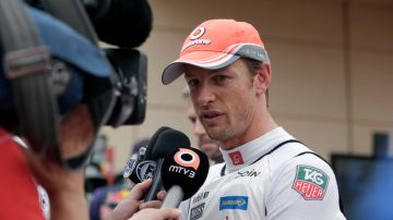 Button habló con los medios acerca del incidente y el malentendido en el circuito de Bahreín.