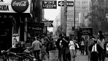 La zona del East Village, en Manhattan, fue el centro de la comunidad bohemia.